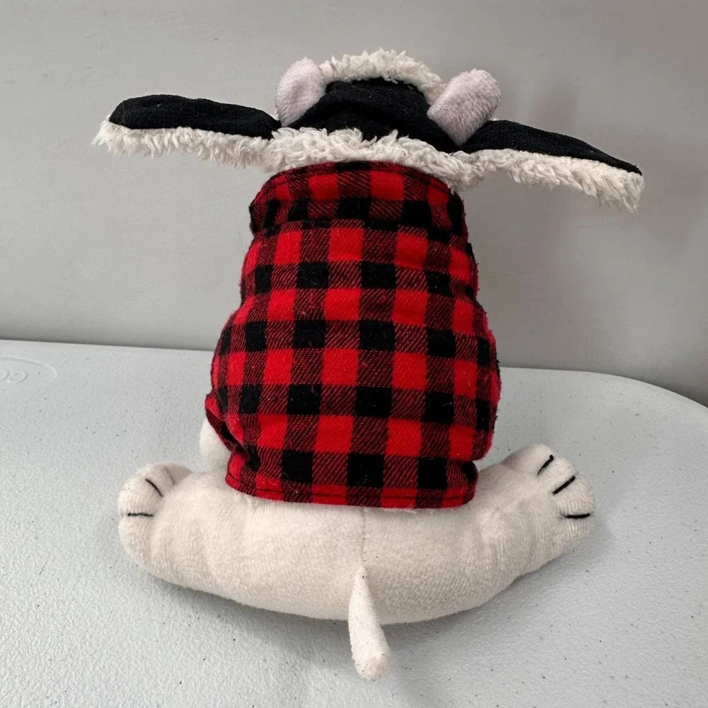 Target Exclusive Plush Bullseye Dog Plaid Jacket & Ear Flap Hat 2021 Lumber Jack